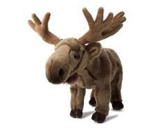WWF WWF00842 Plüsch Elch, realistisch gestaltetes Plüschtier, ca. 35 cm groß und wunderbar weich