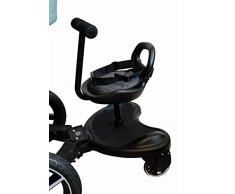 Buggy board Mit Sitz Elternstolz Kiddyboard Trittbrett Für Kinderwagen Rollbrett Buggyboard (Board mit Sitz)