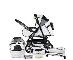 Bergsteiger Rio Kombikinderwagen + Softtragetasche + Wickeltasche (10 - Teile)
