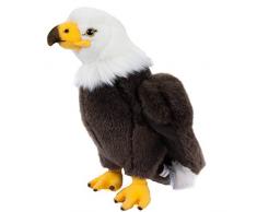 Teddys Rothenburg Kuscheltier Adler Wölkchen 24 cm stehend braun/weiß/gelb Plüschadler Plüschtier