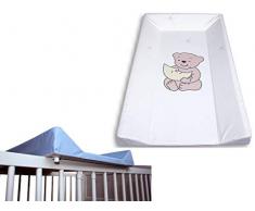 Wickeltisch Wickelbrett Wickelplatte Wickeltischauflage 80x50 cm Phthalatfrei weiss