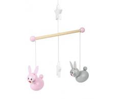 small foot 11511 Mobile Traumhäschen aus Holz, ein super niedliches Holzmobile über dem Wickeltisch oder dem Kinderbett