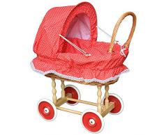 Puppenwagen aus Weide Holz Weidenwagen Kinderwagen Weidenpuppenwagen Handarbeit