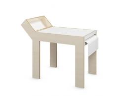 Ehring Markenmöbel Tisch Struppi aus Holz, pflegeleicht, für Kinder, Maltisch, Farbe:Weiß