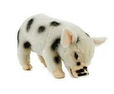 Teddys Rothenburg Kösen, Microschwein, 30 cm, stehend, weiß/schwarz gefleckt, Stoffschwein