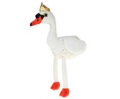 Krüger & Gregoriades Schwan mit Krone Kuscheltier - Stofftier Plüschtier