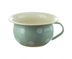 Münder-Email - Windelfrei Töpfchen aus Emaille - 100% plastikfrei Farbe Grün