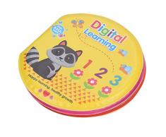 Oyunngs Wasserdichtes Badebuch, Baby Kinder Frühes Lernen Cartoon Stoff Bücher Lustiges Spielzeug für Feinmotorik(Ziffern)