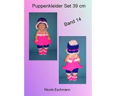Puppenkleiderset Häkelanleitung Modell 14 (Puppenkleider 39 cm)
