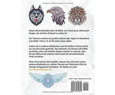 Tiere - Die ethnische Sammlung Vol 1. (Malbuch für Erwachsene): Über 30 Designs, um Ihrer kreativen Seite freien Lauf zu lassen