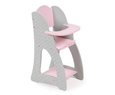 Bayer Chic 2000 Puppen-Hochstuhl, Puppenmöbel, Farbe Puntos grey