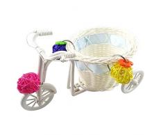 FZQ Papagei Spielzeug Kinderwagen Simulation Rattan Produkte/Rattan Ball 21 * 11 * 11 cm Kreative Intelligenz Trainingsspielzeug für Kleine und Mittlere Papageien