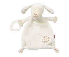 Fehn 154436 Schmusetuch Schaf – Schnuffeltuch mit Softbeißer – Zum Kuscheln für Babys und Kleinkinder ab 0+ Monaten – Maße: 25 cm