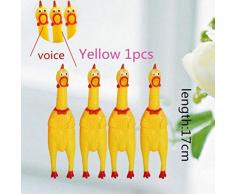 HUANGH Hundespielzeug Katzenspielzeug Haustierenettes Und Lustiges Hundespielzeug Mit Gansstimme Spielzeug Haustier Molar Spielzeug Hund Kauen Bissbeständiger Flachs Plüschgans, 4, One Size