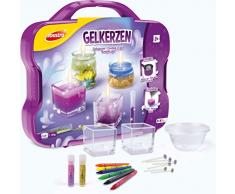 Joustra 1745027 Kreativ-und Bastel-Set Gel-Kerzen im Kunststoff-Koffer, bunt