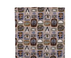 Hans-Textil-Shop Kissenbezug, 40x40 cm, Tiere Bär Schildkröte, Camel, Baumwolle, Kissenhülle, Kissen, Kinderkissen, Dekokissen, Kopfkissen, Kinderzimmer, Tiermotiv, Kindermotiv