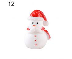 Jijuai554 Mini-Figur, Weihnachtsstrumpf, Glocke, Bastelfigur, DIY, Urlaub, Dekoration, Ornament 12#