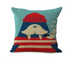 Kissenbezug Pirat Tier Gedruckt Sofa Deko Kissen Fall Haltbar Kopfkissen Dekorative Kuschelkissen Home 4