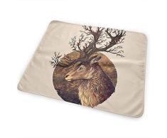 Babydesign Wickelauflage,Autumn Embers Coole Druckwindel Wickelauflagen Für Todller Krippenwagen 65x80CM