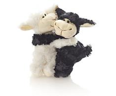 Unbekannt Hansen Plüsch Schaf Pärchen Stofftier Kuscheltier Plüschtier 20 cm schwarz weiß Paare und Verliebte / Engelchen Teufelchen
