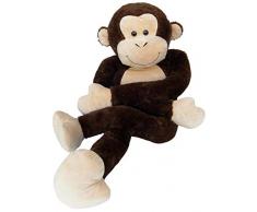 Wagner 9069 - Riesen XXL AFFE 185 cm groß - Plüschbär Kuschelbär Teddy Bär 1,85 m Plüschaffe Schimpanse Teddybär
