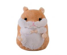 Homeofying 40/50/60 cm niedliches Hamster-Plüschtier Simulation Tier Kissen Weiches Kissen Simulation Hamster Plüsch Kuscheltier Puppe für Büro Kinderzimmer
