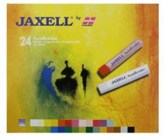 Honsell 47651 - Jaxell Pastellkreide, eckige Form, 24er Set, für flächiges und präzises Arbeiten, satte, lichtechte Farben, ideal für Künstler, Hobbymaler, Kinder, Schule, Kunstunterricht