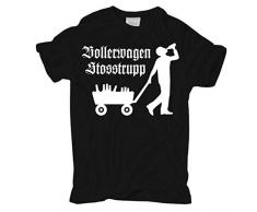 Männer und Herren T-Shirt Bollerwagen Stosstrupp Größe S - 8XL