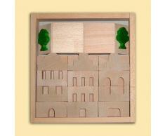 Ebert Holzbaukasten Architektur Nr.1 41 Teile Erzgebirge