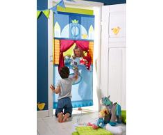 Haba 7281 Türtheater, hübsches Zubehör fürs Kasperle-und Puppentheater, schnell und leicht im Türrahmen zu fixieren