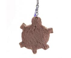 N/ A Plüschschildkröte Schlüsselbund Süße Haarball Schlüsselbund Tasche Anhänger Dekorative Auto Schlüsselbund Handy Zubehör Kinder Party Geschenk