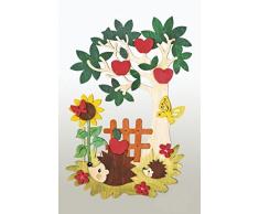 Kuhnert Hobaku Bastelset Fensterbild - Herbst - aus Holz zum Zusammenbauen