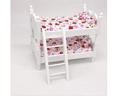 Puppenhaus Mini Möbel Holz Etagenbett Scribes Ornament