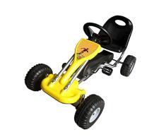 Kinder Pedal Go-Kart, Tretfahrzeug Tretauto Höchstbelastbarkeit 30 kg Kinderfahrzeug Tretfahrzeug 3–5 Jahre