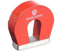 Magnet Expert® Taschengröße Rot Alnico Hufeisenmagnet - 1.5kg Pull (25.4 x 28.5 x 8 mm) (Packung mit 10)