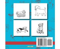 Hunde Malbuch: Pocketversion. Über 40 Motive zum Ausmalen und Drüberkritzeln. Für Kinder ab 1-6 (Pocket Malbücher, Band 1)