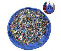 Phego Kinder Aufräumsack Spieldecke Spielzeug Speicher Tasche Aufbewahrung Beutel Spielzeugaufbewahrung XL