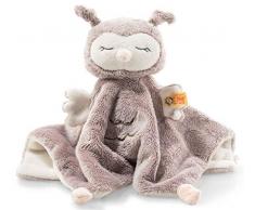 Steiff 241857 Ollie Eule Schmusetuch 26, braun