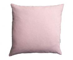 Rosa Kissen, reines Leinen, viele Größen, 40x40, 45x45, 50x50, 30x50, 40x60, 60x60 cm, Knopfleiste mit Zwirnknöpfen