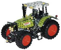 Tronico 10060 - Metallbaukasten Traktor Claas Axion 850, Profi Serie, Maßstab 1:16, 1012-teilig, grün