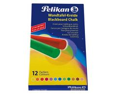 Pelikan 701367 Wandtafelkreide, Verschiedene Farben, 5 x 12 Stück