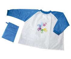 Donau 3800001-10 Malschürze Kinder, Boy blau