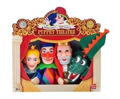 Lively Moments 4 Kasperlpuppen/Handpuppen/Handspielfiguren/Kasperpuppenset/Kasper/Pinzessin/König/Krokodil