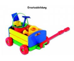 Outdoor active Nachziehwagen mit Eimergarnitur, 6-teilig