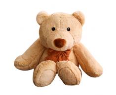 mangege Panda Plüschtier Puppe Baby Bär Niedlicher Schlafender Moe 35cm Hellbraun