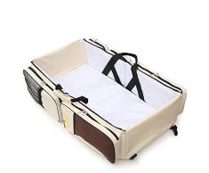 3-in-1 Wickeltasche und Babybett in einem, multifunktional, tragbar, Baby Bett Babytragetasche, einfacher Transport