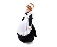 SM SunniMix 1/12 Puppenhaus Puppen - Miniatur Porzellanpuppe Viktorianischen Diener Figur Dekofigur aus Porzellan