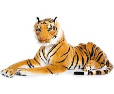 Wagner Plüschtier Tiger - liegend - braun - 110 cm