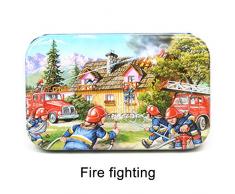 60 Stk. Kinderpuzzles Kinderpuzzles Holzpuzzles Cartoon Puzzles Holzzinn Box Set für Kinder Beliebte Lernspielzeuge Set Jungen Mädchen Geburtstagsgeschenke