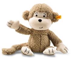 Steiff AFFE Brownie - 30 cm - Plüschaffe mit Langen Armen - Soft Cuddly Friends - Kuscheltier für Kinder - beweglich & waschbar - braun (060304)